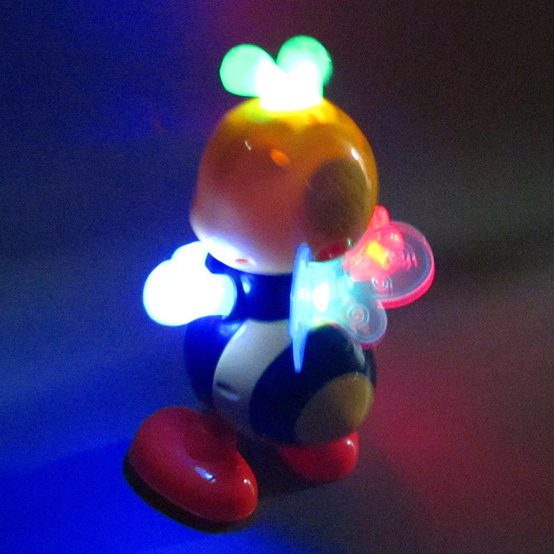 DançaBee©️ Brinquedo Abelha inteligente Dançarina com Luz e Musica