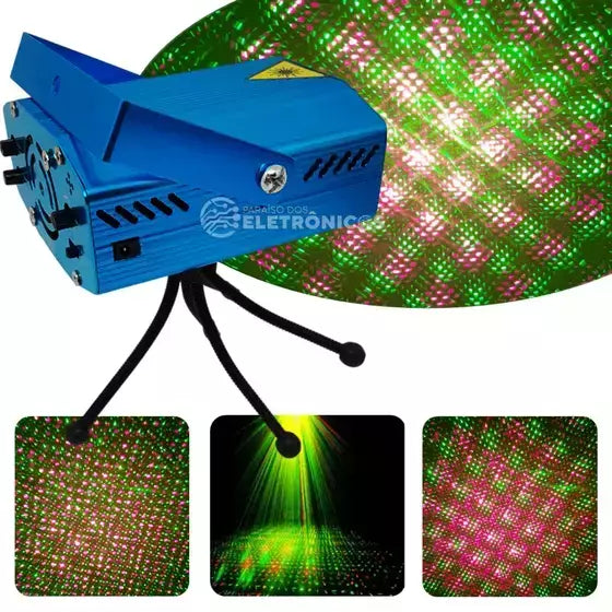 Laser Jogo De Luz Led Raios Holográfico Iluminação Festa Bivolt
