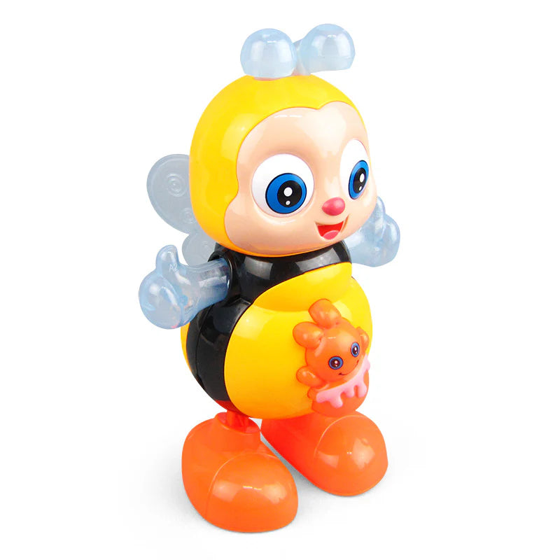 DançaBee©️ Brinquedo Abelha inteligente Dançarina com Luz e Musica