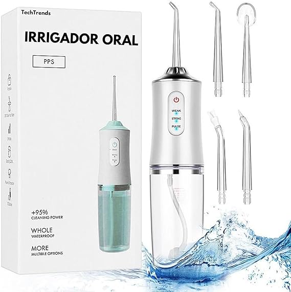 Jato Dágua Limpador Próteses Fixas Móveis Gengiva Dentes