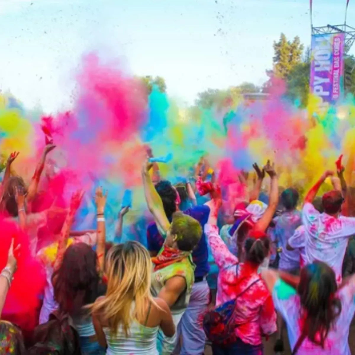 Lança Pó Colorido Carnaval Revelação Festa Curtição Diversão