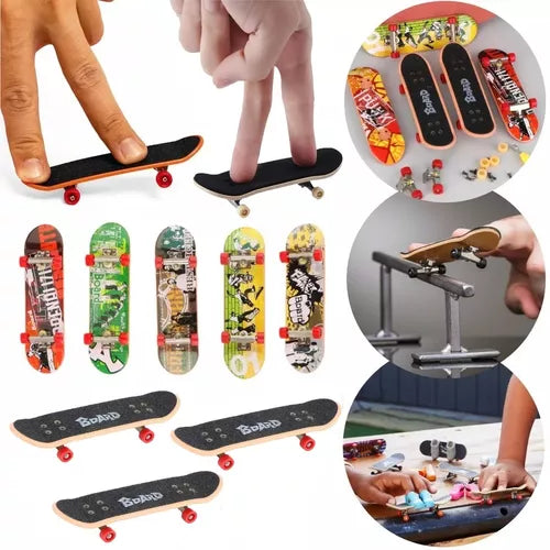 Brinquedo Skate De Dedo Radical Kit Com 3
