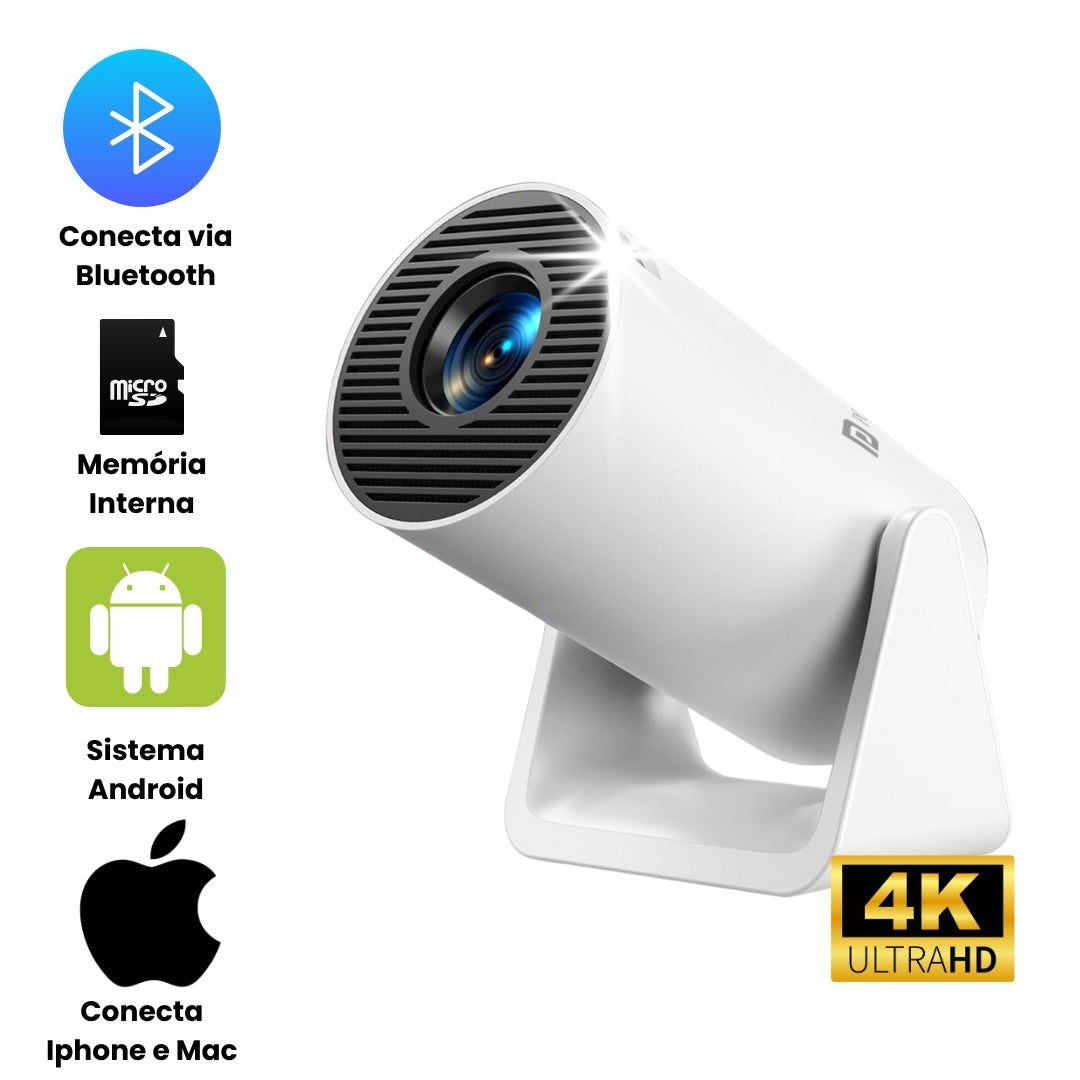 Projetor Profissional 4K Ultra HD USB