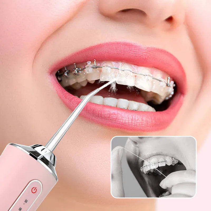 Jato Dágua Limpador Próteses Fixas Móveis Gengiva Dentes