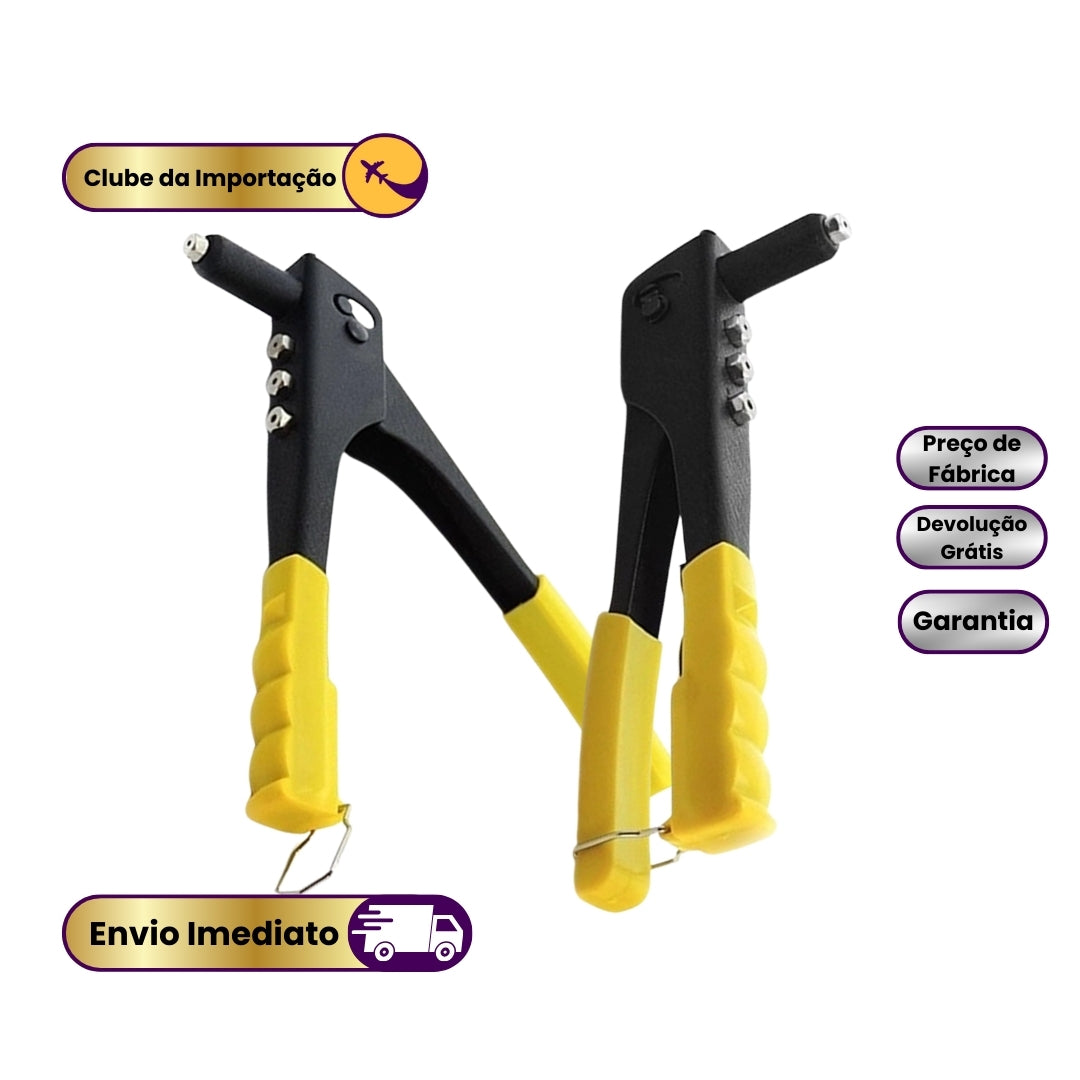 Alicate Rebitadeira Manual 9.5 4 Bicos Profissional