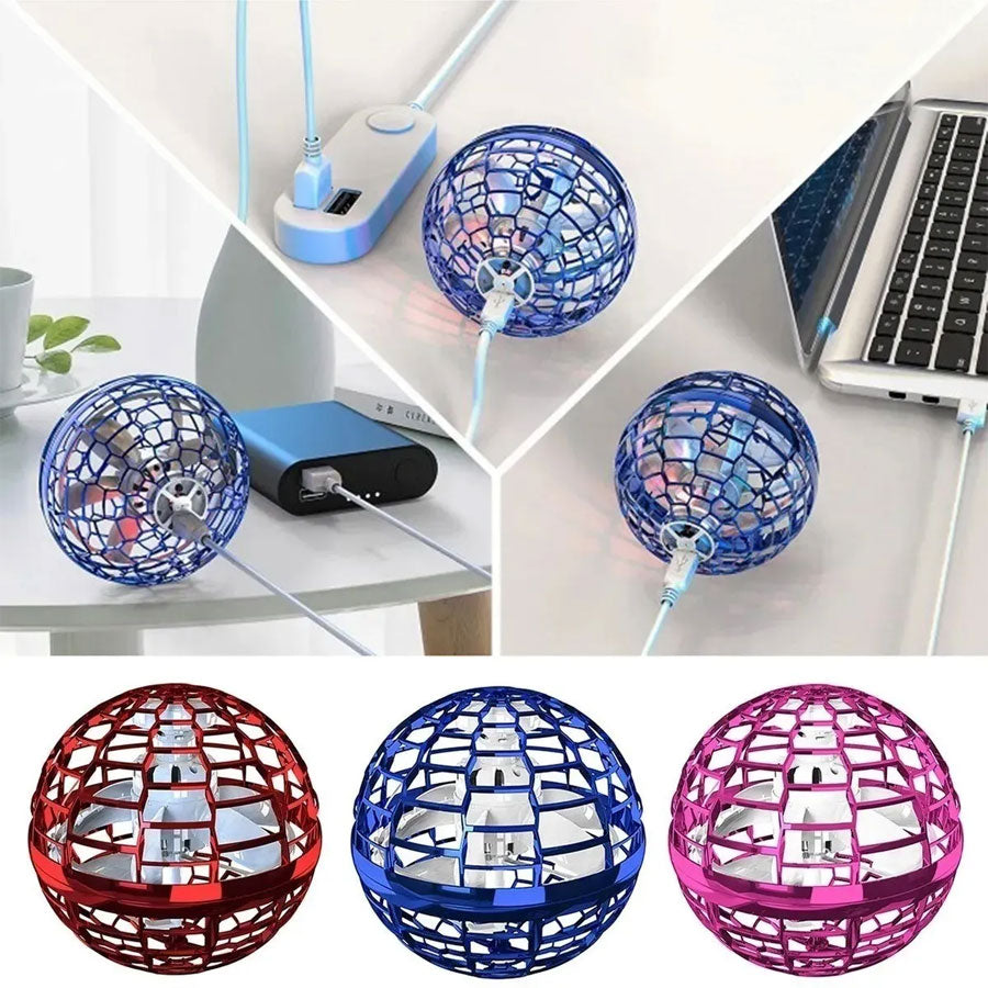 Bola Voadora Flynova Pro Spinner Boomerang com Controle Remoto - Diversão e Magia no Ar!