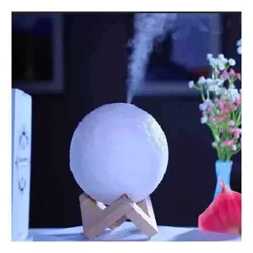 Umidificador de Lua 3D com Iluminação LED