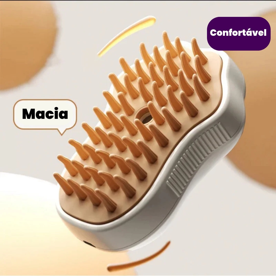 Escova a Vapor Elétrica para Banho, Massagem e Higiene
