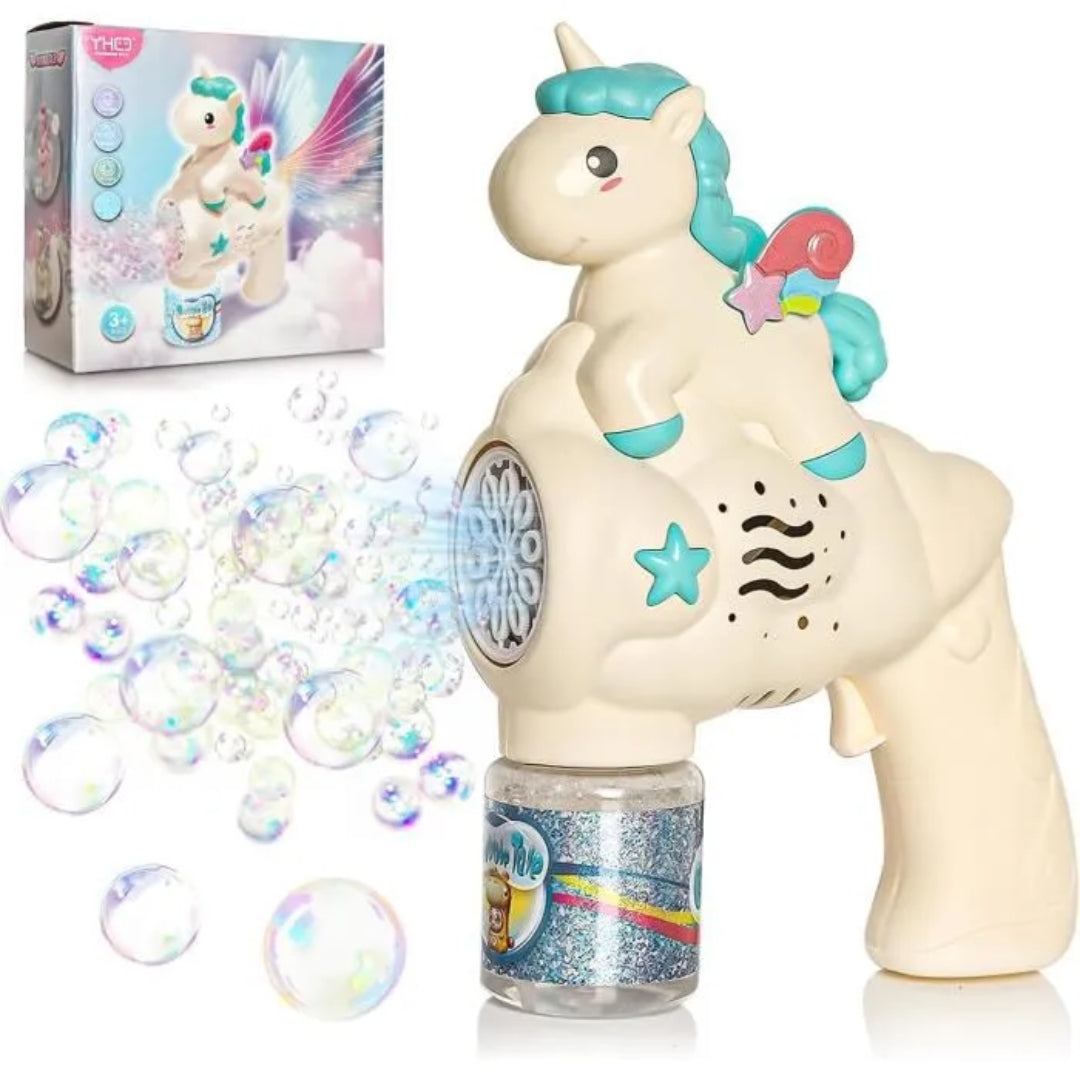 Arminha Infantil Bolhas de Sabão Elétrica Unicórnio – Diversão Mágica com Bolhas!