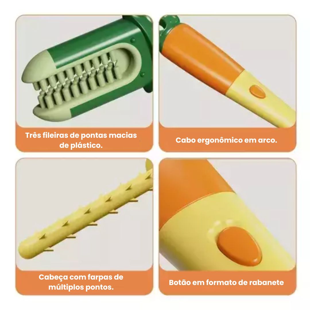 Escova 3 Em 1 De Limpeza De Copo e garrafas Com Cabo Longo Multifuncional Premium