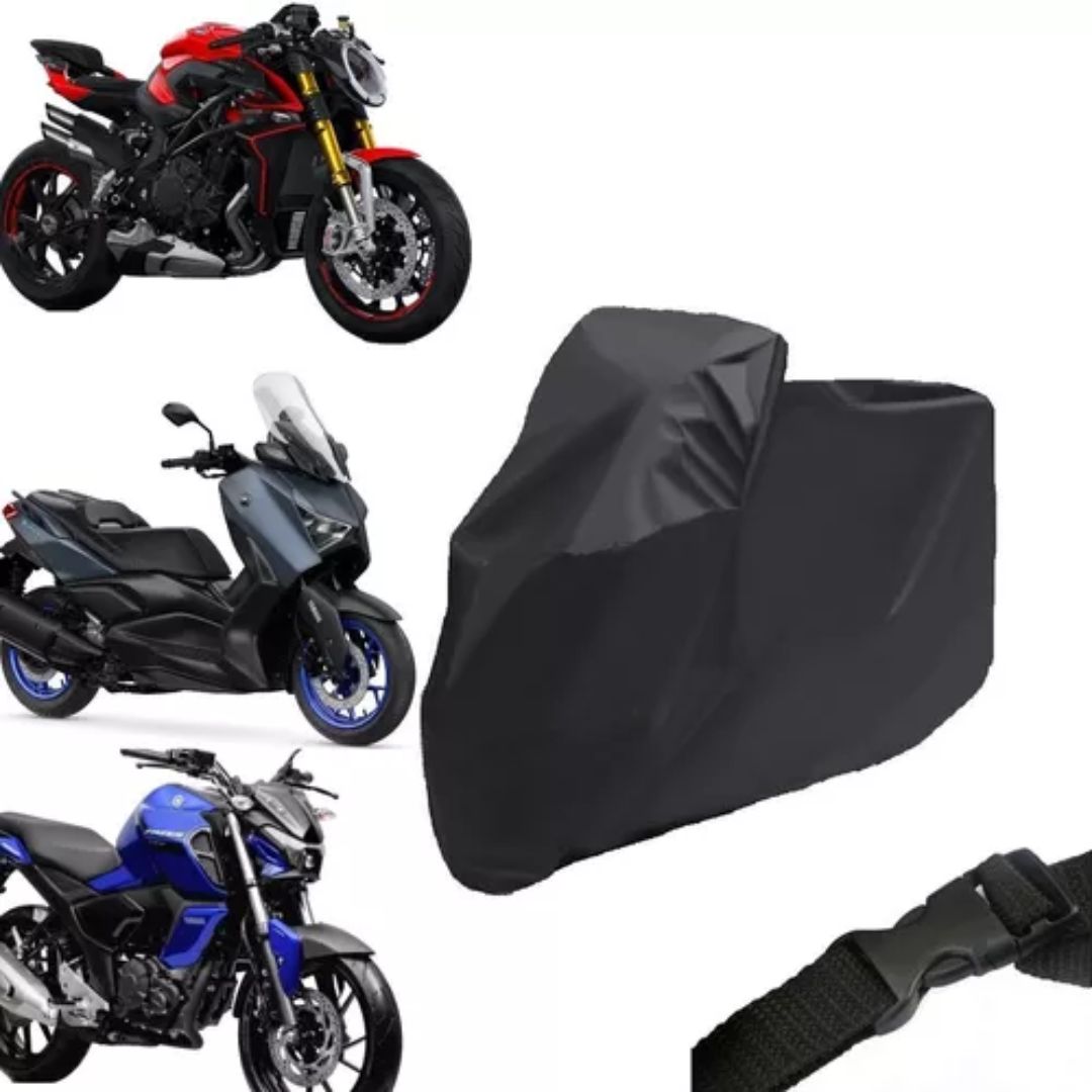 Capa Protetora Premium Para Moto – Impermeável, Térmica e com Cadeado
