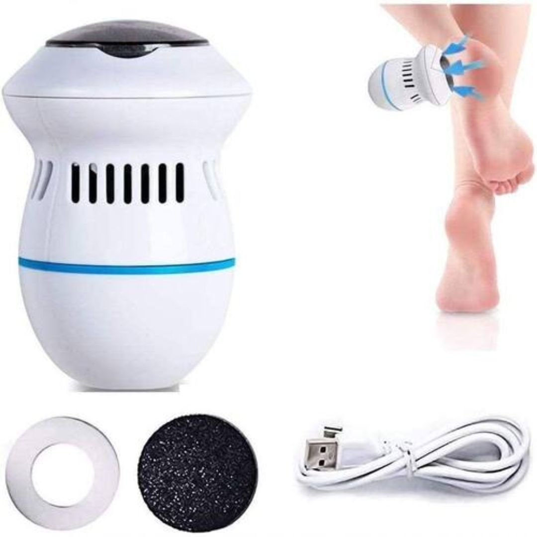 Lixa Elétrica Recarregável Para Pés e Calcanhares