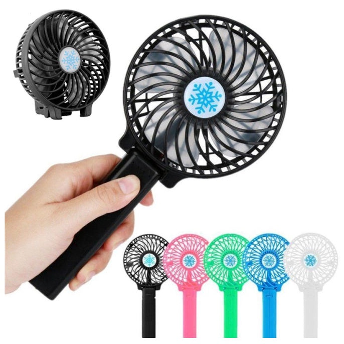 Mini Ventilador De Mão Portátil Recarregável Usb