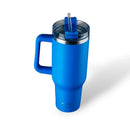 Caneca Garrafa Grande Inox Alça E Canudo Térmico 1200ml Premium