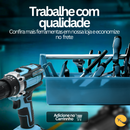 Super Parafusadeira Furadeira De Impacto Sem Fio Potente 21v