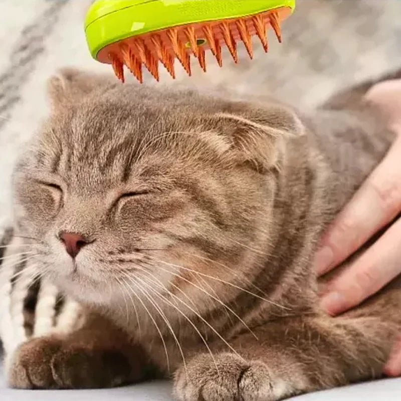 PetClean©️ | Escova a vapor para Pet Anti-Pulgas e Restauradora de Pelos - Cores Sortidas