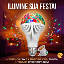 Lampada Giratoria Colorida 3w