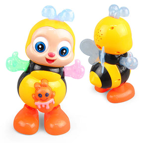 DançaBee©️ Brinquedo Abelha inteligente Dançarina com Luz e Musica