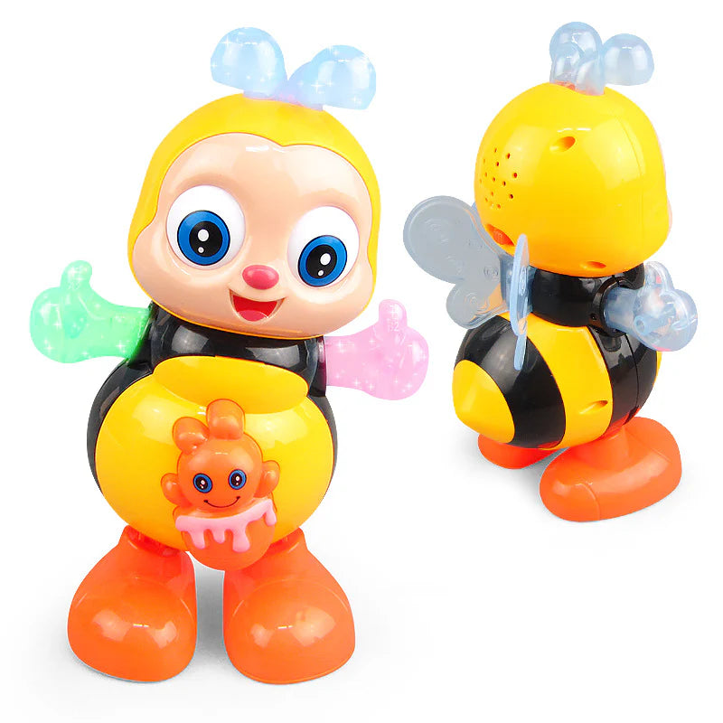 DançaBee©️ Brinquedo Abelha inteligente Dançarina com Luz e Musica