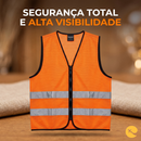 COLETE REFLETIVO LARANJA