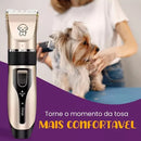 Kit Máquina de Tosa Pets Profissional