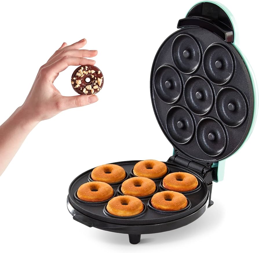 Mini Donuts 5 formas Maker – Máquina de Donuts para Todos os Dias
