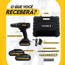 Parafusadeira Sem Fio Portátil Uso Profissional 21v/1200mah