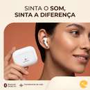 FONE DE OUVIDO SEM FIO BRANCO
