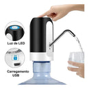 Bomba Eletrica Galao Agua 20 Litros Garrafao Bateria Recarregavel USB