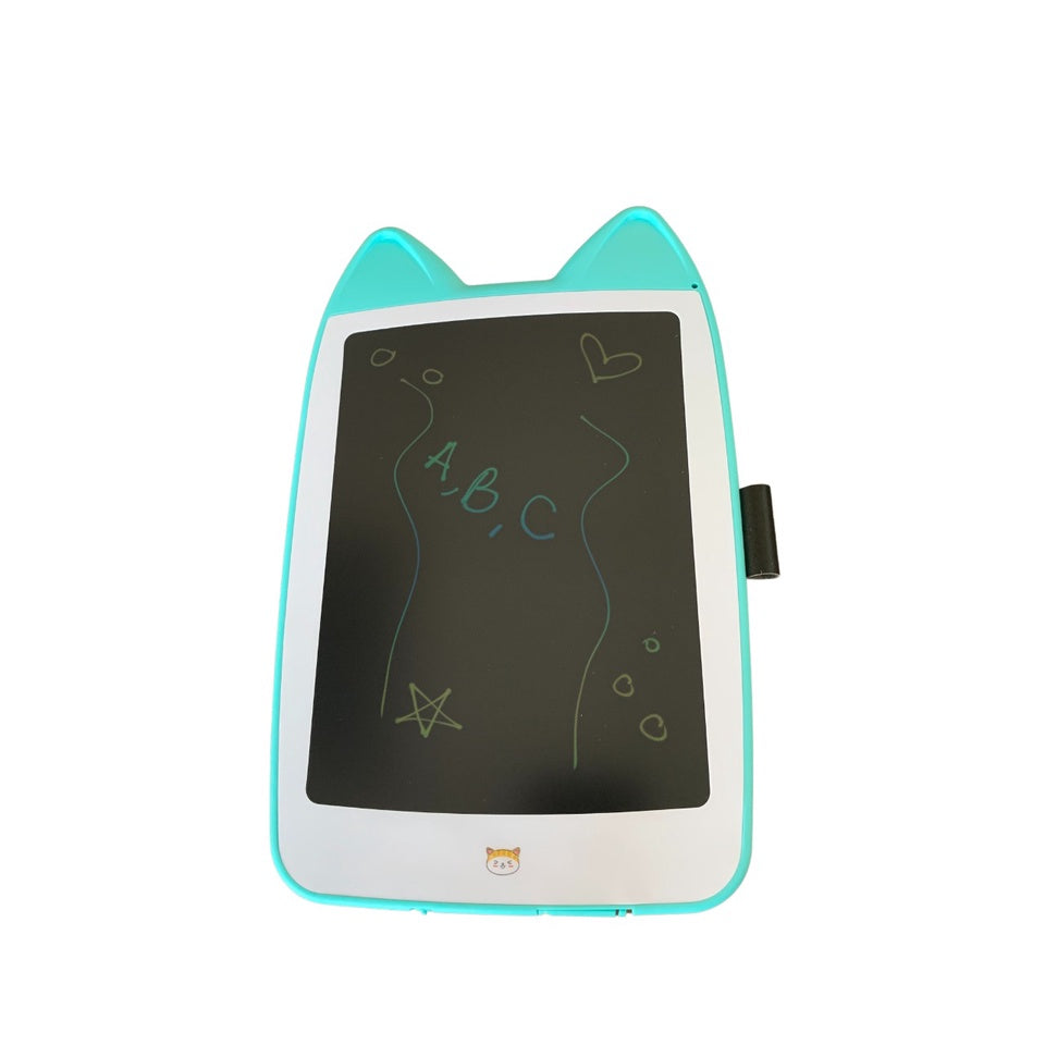 Lousa Mágica Gatinho Tablet Infantil de Escrever e Desenhar: