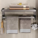 Prateleira de toalha de banheiro, suporte de torre integrado de alumínio