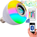 Lâmpada Musical Led Rgb Bulb Bluetooth E Controle Remoto - Lehmox