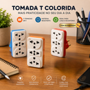 TOMADA T COLORIDO