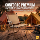 CADEIRA CAMIPING DOBRAVEL BEGE