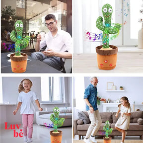 Cacto Dançante e Falante – Brinquedo Interativo com Som e Luz