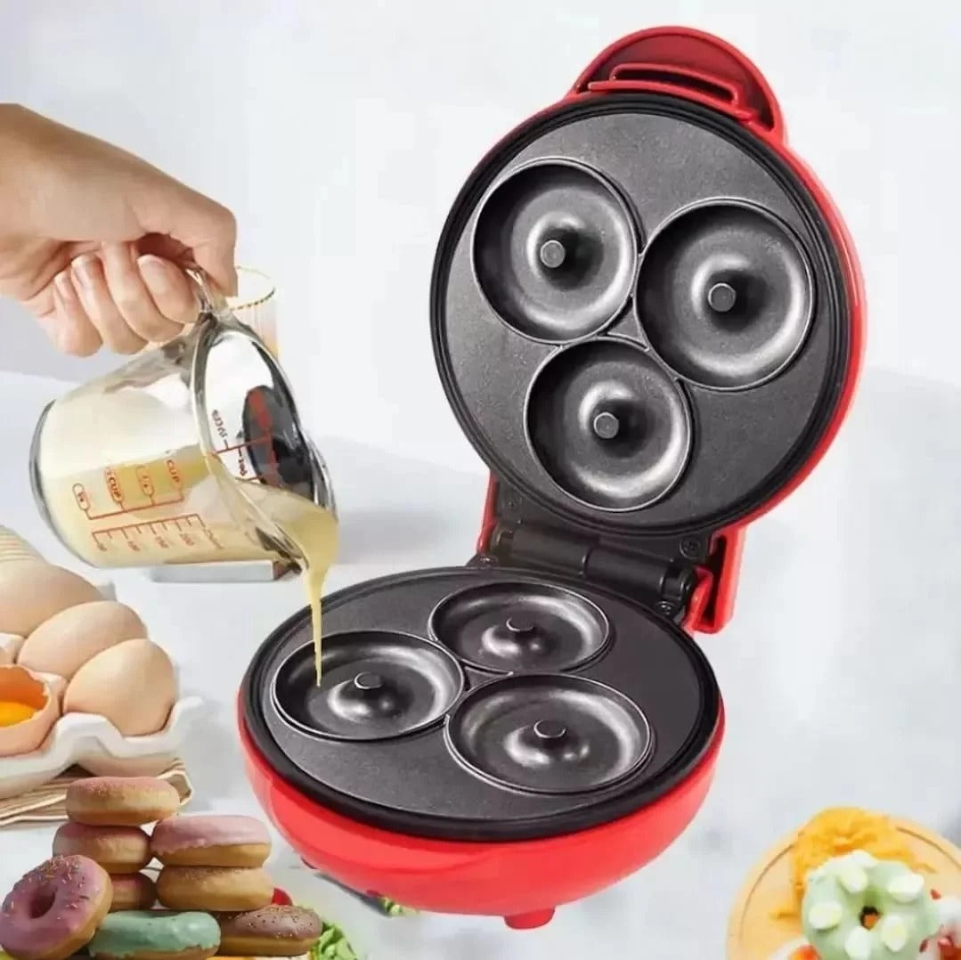 Mini Donuts Express – Máquina Portátil Elétrica para Café da Manhã
