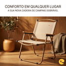 CADEIRA CAMIPING DOBRAVEL BEGE