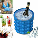 Mini Balde Gelo Silicone Magic Ice Genie Portátil!