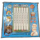 Livro de Colorir Cute & Comfy – Diversão, Estilo e Criatividade em Cada Página!