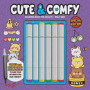 Livro de Colorir Cute & Comfy – Diversão, Estilo e Criatividade em Cada Página!