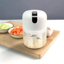 Mini Processador de Alimentos Moedor Elétrico Sem Fio 200ml Usb