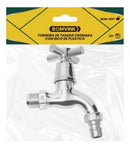 Torneira De Parede Jardim Tanque Casa Cromada Curta Moderna