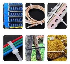 Kit 100 Abraçadeira Nylon Enforca Gato 7,60mm X 400mm Grande BOMVINK