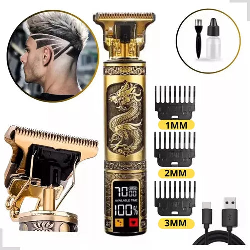 Máquina profissional corte de cabelo e barba Dragão original