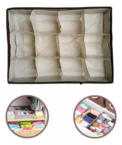 Divisor De Gaveta Calcinhas Cueca Meias Com 12 Compartimentos