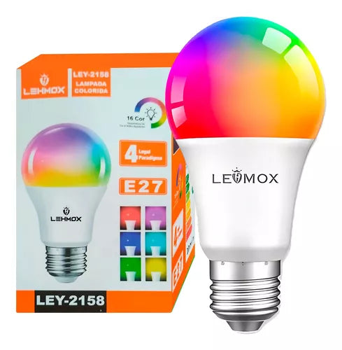 Lâmpada Led Rgb Colorida 5w Casa Decoração Bulbo 110v/220v