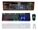 Kit Teclado e Mouse Gamer Com Led Colorido Rgb Lehmox