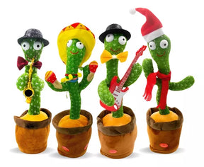 Cacto Dançante e Falante – Brinquedo Interativo com Som e Luz