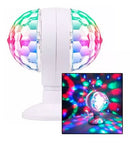 Lampada Giratória Dupla Led Colorida Festa Salão