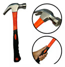 Martelo Unha Cabeça Em Aço 29mm Com Cabo Fibra Emborrachado